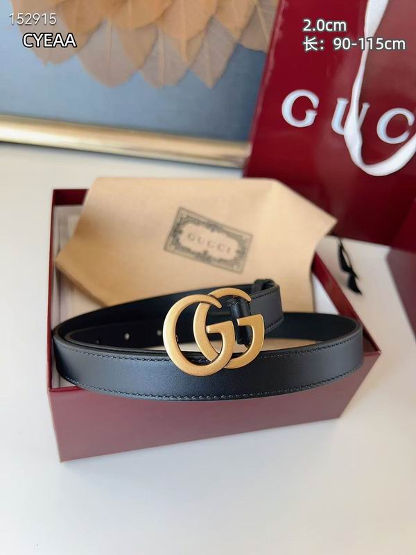 Gucci belt 20mmX90-115cm 8L29